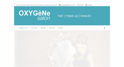 Desktop Screenshot of oxygenesalon.com.au